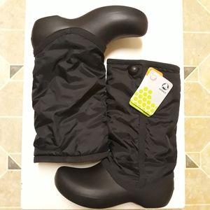 NEW Crocs Claire Women's Black Boots